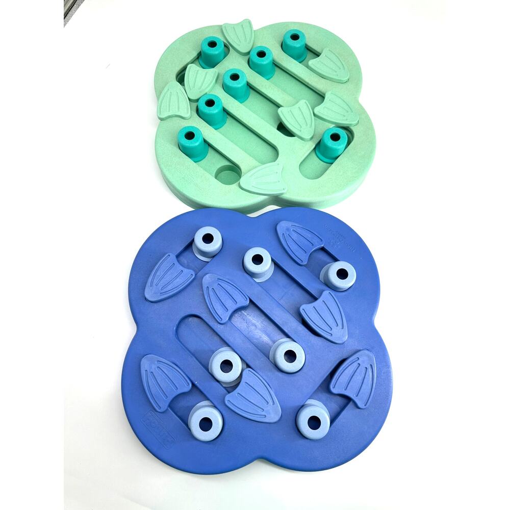 Nina Ottosson Dog Smart Puzzle Slow Feeder Set of 2 Outward Hound enrichment